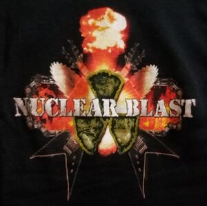 NWOT Women's Nuclear Blast Records Girlie Tee